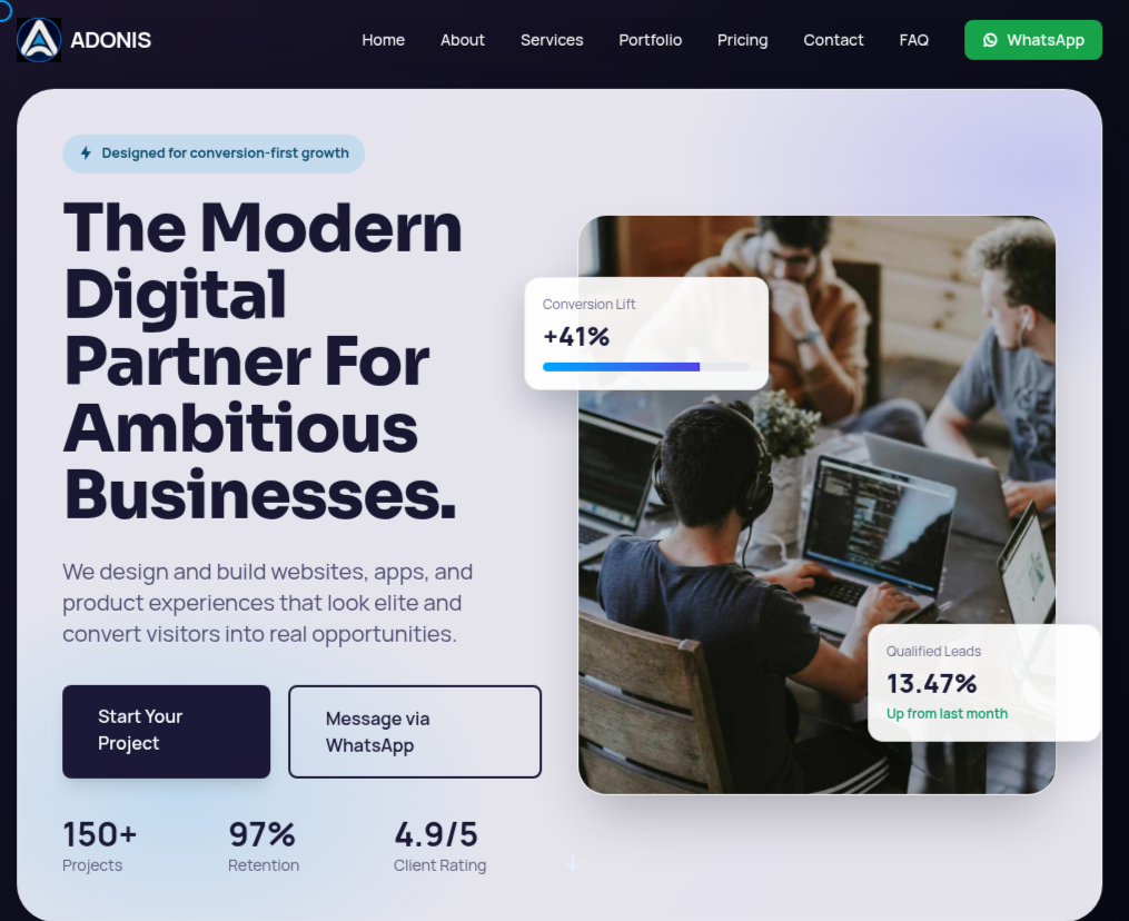 Software Company Website